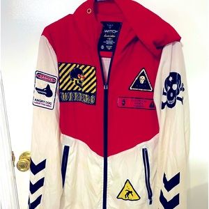 Switch Remarkable Mens Medium Windbreaker Jacket RARE HTF